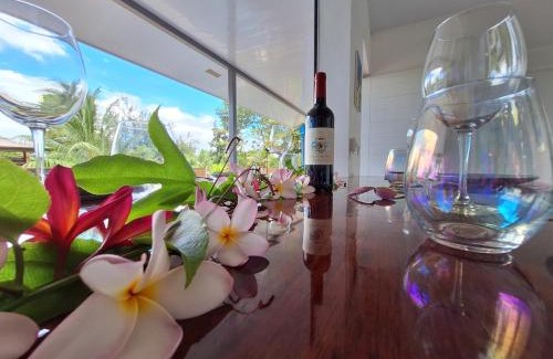 Moorea-Maiao House | FARE HEI - Maison 2 chambres avec Piscine privée et accès plage