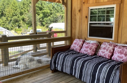 Hot Springs Cabin | Farm Life! The Rosemary Cabin at Bluff Mountain Nursery