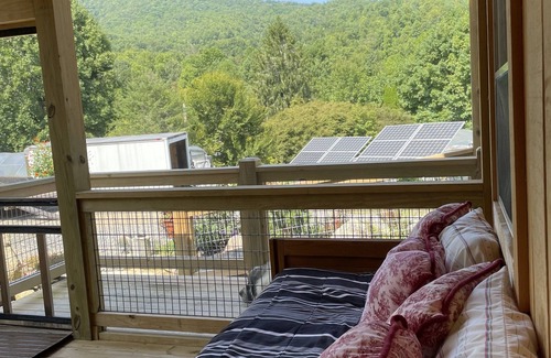 Hot Springs Cabin | Farm Life! The Rosemary Cabin at Bluff Mountain Nursery