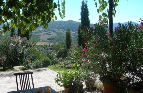 Castelnuovo di Val di Cecina Apartment | Farmhouse from 17th century with antique furniture and many flowers.
