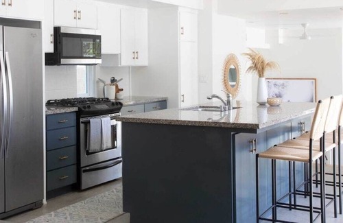 Leucadia House | Farmhouse Retreat: pool, spa, fireplace, yoga deck