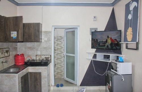 Bamburi Apartment | Fast internet studio apartment.