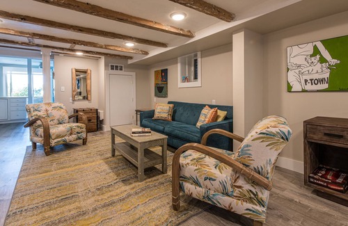 Commercial Street Apartment | Fay's Hideaway - Beachfront condo w/ patio, walk to restaurants & galleries.