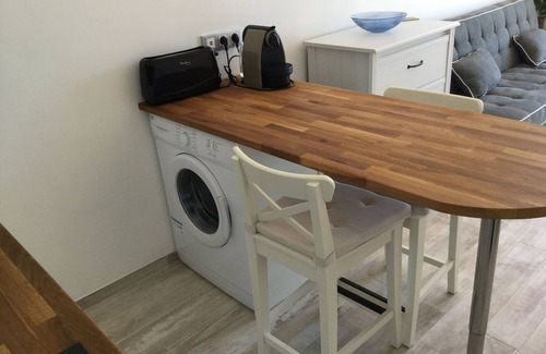 Villeneuve Loubet Beach Apartment | Feet in the water, the view of the beach and the sea