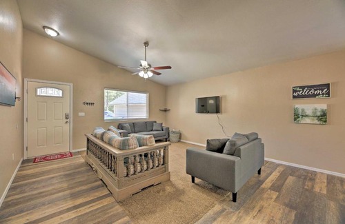 Torreon House | Fenced Yard, Fire Pit Quiet Show Low Home!