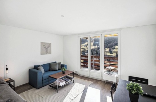 Wildhaus Apartment | FENUS Gemütlich | Bergblick | Küche | SGT07