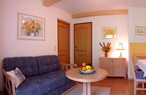 Ramsau Apartment | Ferienwohnung Taubensee, 1-2 Personen, 45 qm, Bad + Dusche/WC, Südbalkon, TV, 1 Schlafzimmer, Nichtraucher