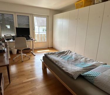 Haltingen Apartment | Ferienappartment mit Homeoffice, 2 Schlafzimmer mit Einzelbetten