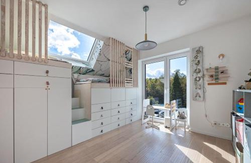 Buchholz in der Nordheide House | Ferienhaus 'Architektenhaus' mit privatem Pool, WLAN und Klimaanlage