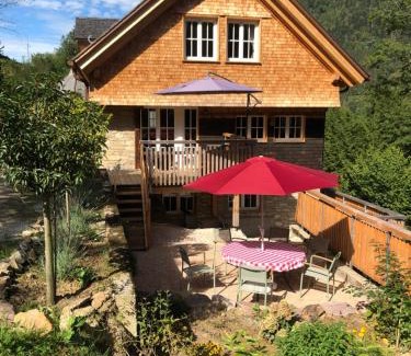 Obersimonswald House | Ferienhaus Haldenmühle - traumhafte Lage mitten in der Natur mit Sauna