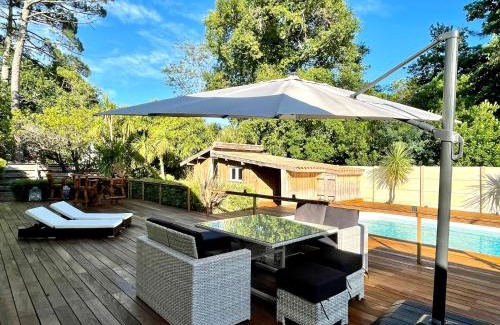 Claouey Villa | Ferienhaus mit beheiztem Pool in Claouey