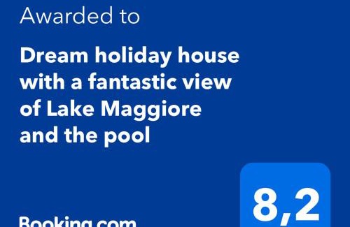Gordola Villa | Ferienhaus Patrizia with a fantastic view of Lake Maggiore and the pool