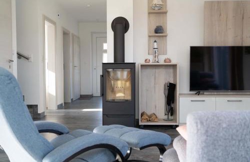 Barssel House | Ferienhaus Seeblick am Harkebrügger See mit Sauna und Kamin