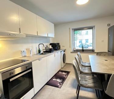 Guenzburg Apartment | Ferienhaus Zentral, nahe Legoland und Stadtmitte, Flussblick - Perfekt für Familien, Geschäftstreffen, Monteure und mehr!