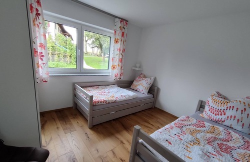 Grunkraut Condo | Ferienhof Kornmayer Nat(UR)laub auf dem Bauernhof Holiday apartment 1 (ground floor) Apple