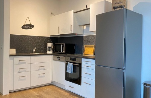Mitte-Sud Apartment | Ferienwohnung Bootshaus Am Neuen Hafen