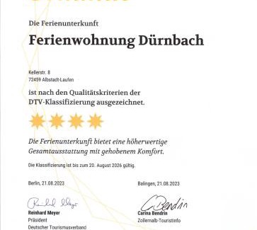 Gemarkung Laufen an der Eyach Apartment | Ferienwohnung Dürnbach