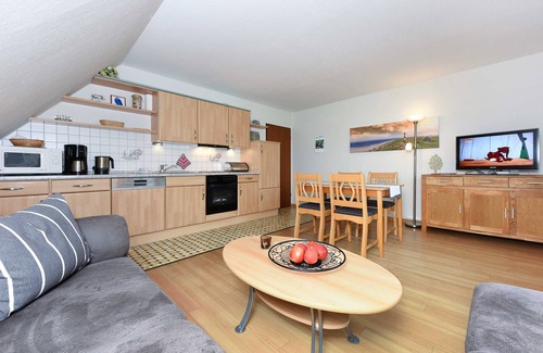 Neuharlingersiel Apartment | Ferienwohnung Wiesenblick im Landhaus am Grafthof - Ferienwohnung Wiesenblick