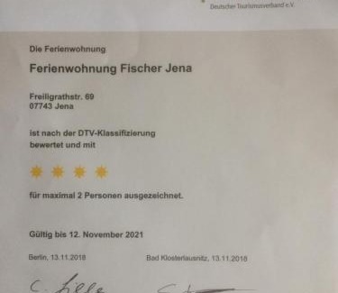 Jena-Nord Apartment | Ferienwohnung Fischer