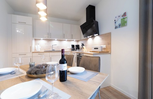 Kellenhusen Apartment | Ferienwohnung Herzmuschel für 5 Gäste mit Sauna und Garten, Strandnah