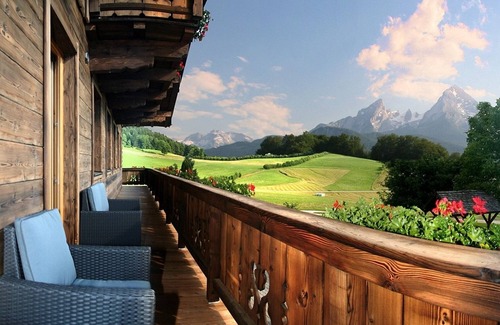 Bischofswiesen Apartment | Ferienwohnung "Königssee" für 2-4 Pers., ca. 75 m², 2 Schlafzimmer, Wohnzimmer. Balkon