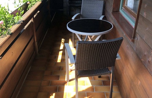 Schleching Apartment | Ferienwohnung Kaiserblick, 90 qm, Zwei Schlafzimmer, Balkon