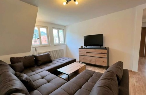 Schenkenzell Apartment | Ferienwohnung Kinzigblick, 70 qm, 2 Schlafzimmer, 1 Schlafsofa, Max. 8 Personen
