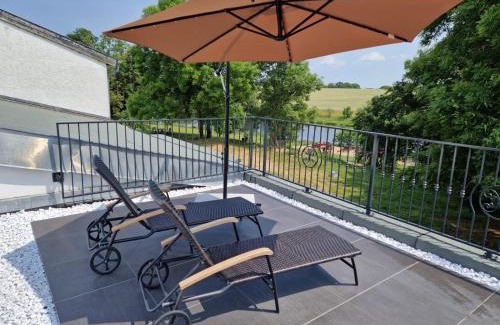 Muritz Apartment | Ferienwohnung mit Kamin und traumhafter Dachterrasse mit Weitblick in die Natur