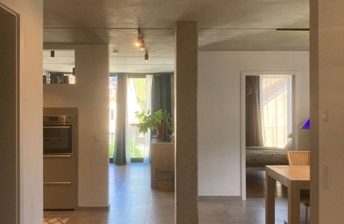 Kanzem Apartment | Ferienwohnung "rot" - Querhaus Kanzem