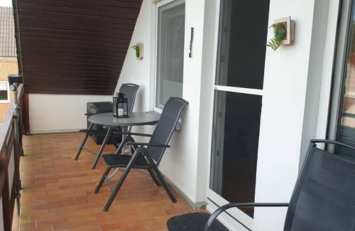 Nordseebad Burhave Apartment | Ferienwohnung Schäfer Deichgraf - Appartement/fewo, Dusche, WC, 2 Schlafräume