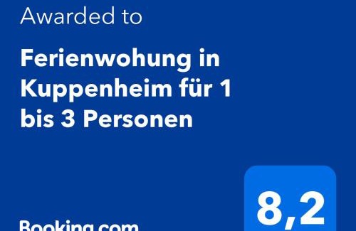 Kuppenheim Apartment | Ferienwohung in Kuppenheim für 1 bis 3 Personen