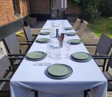 Sainghin-en-Melantois Villa | ferme de caractère avec piscine et cheminée
