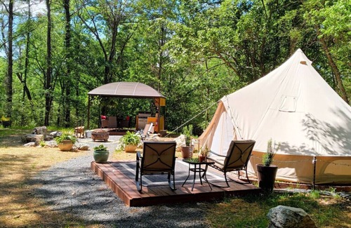 Mid America RV Rental | Fern Dell: A Woodland Glamp - Dog Friendly!