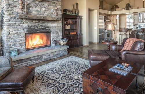 Big Sky Condo | Festive Dates Available! Ski In, Ski Out! Moonlight Basin Condo. Private Hot Tub. Panoramic Views.