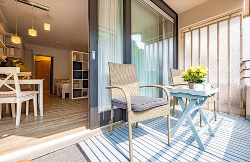 Gluecksburg Apartment | fewo1846 - Green Island (App. 319) - Studio apartment with balcony