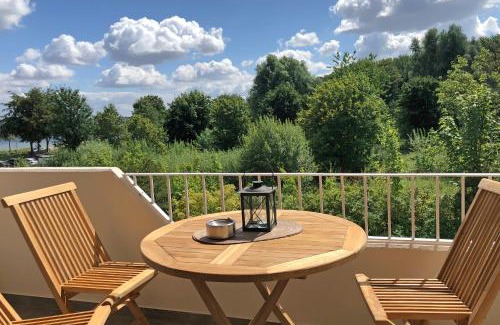 Wassersleben Apartment | fewo1846 Strandresidenz Wassersleben - OstseeNest - modernes Studioapartment mit Balkon am Strand