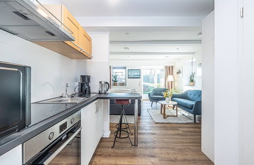 Harrislee Apartment | Fewo1846 - Webleinstek/Elegantes Studio-apartment mit Terrasse und Garten - Kapitänshaus Niehuus