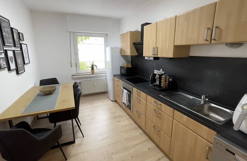 Hamm-Heessen Apartment | Fewo54 Apartment mit Garten und Terrasse Smarttv/free Wifi/free Parking/