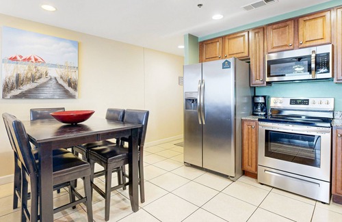 West Panama City Beach Condo | Fifth-floor oceanfront condo with high-speed WiFi, Gulf view, and pools