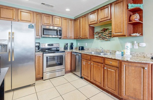 West Panama City Beach Condo | Fifth-floor oceanfront condo with high-speed WiFi, Gulf view, and pools