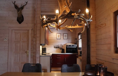 Diemelsee House | Finnish log cabin with hot tub near Willingen and Lake Diemel