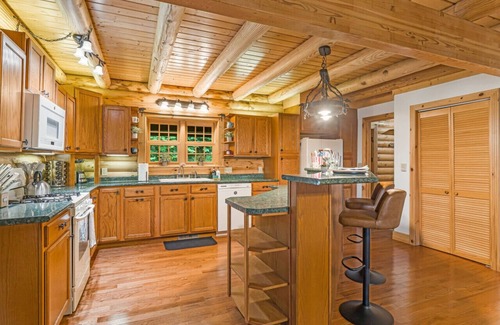 Bryson City Cabin | Firefly Lodge; views, theatre, game room, hot tub