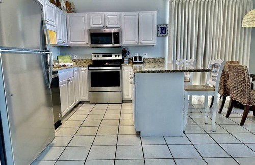 Orange Beach Condo | First Floor Beachfront Corner Unit with Great Views!