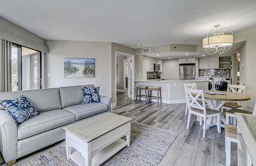 Palmetto Dunes House | First-Floor, Oceanfront Condo w/Free WiFi, Balcony, Shared Hot Tub, Pool, Sauna
