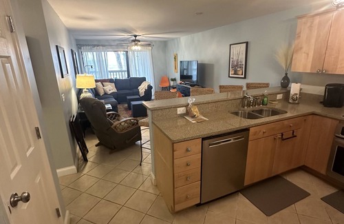 Saint Helena Island Condo | First Floor Beach Club Villa with Marsh Views - Walk to the Beach!