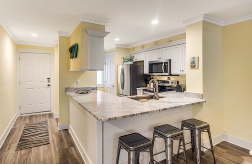 Folly Beach Villa | First-floor villa w/magnificent river view & community pool/dock/tennis courts