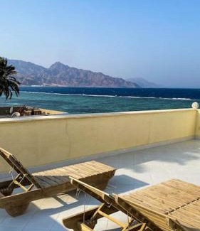 Dahab Apartment | First line chalet with panoramic sea view balcony