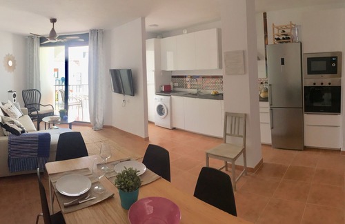 Atlanterra Apartment | First line on the beach with large private terrace