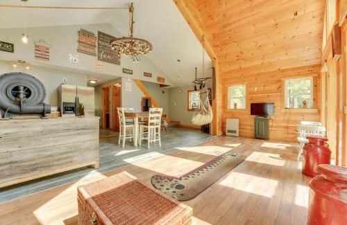 Dexter House | Fish and Hike Wooded Home with Deck in Dexter