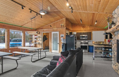 Sterling Cabin | Fish Camp – Rustic Retreat with 4 Cabins, Gazebo & Kenai River Access | Sleeps 14